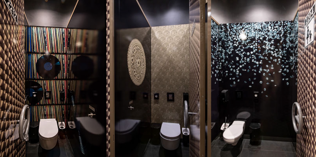 Indiviueller Spezialdruck mit Lackierung im MyZeil Center Frankfurt a. M.