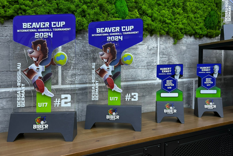 Pokaldesign BiberAkademie Dessau/DRHV