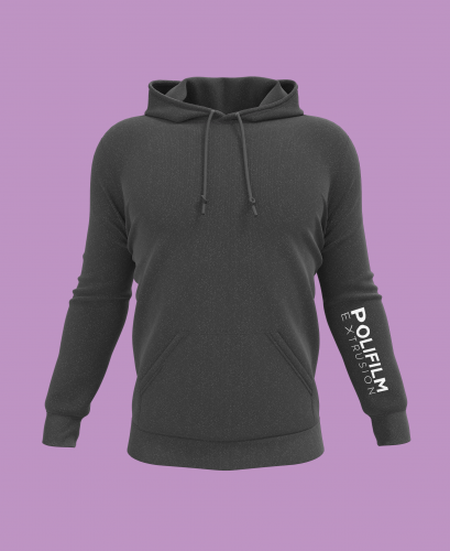 Bedruckte Hoodies im Flexdruck für Polifilm Dessau