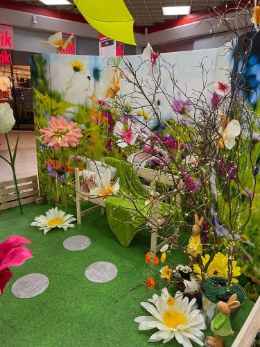 Individuelle Dekoration in Einkaufscenter Dessau