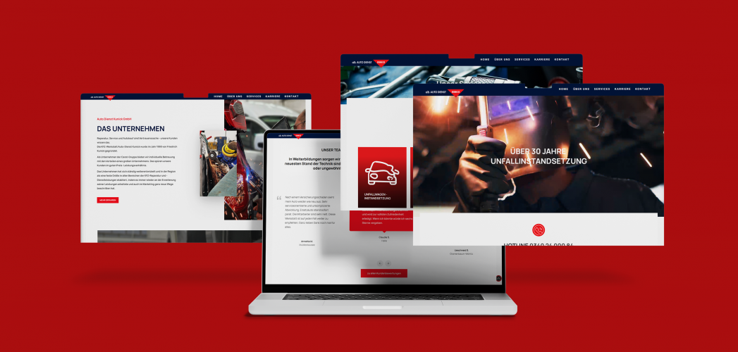 Firmenwebseite Autodienst Kunick GmbH