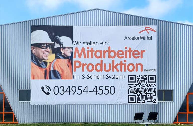 XXLBanner ArcelorMittal Brehna