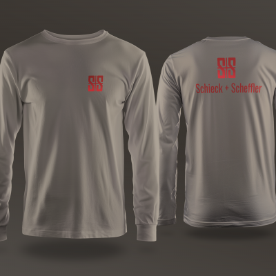 Bedruckte Arbeitskleidung im Flexdruck für Schieck und Scheffler Dessau