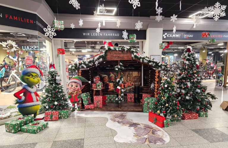 Individuelle Dekoration in Einkaufscenter Dessau